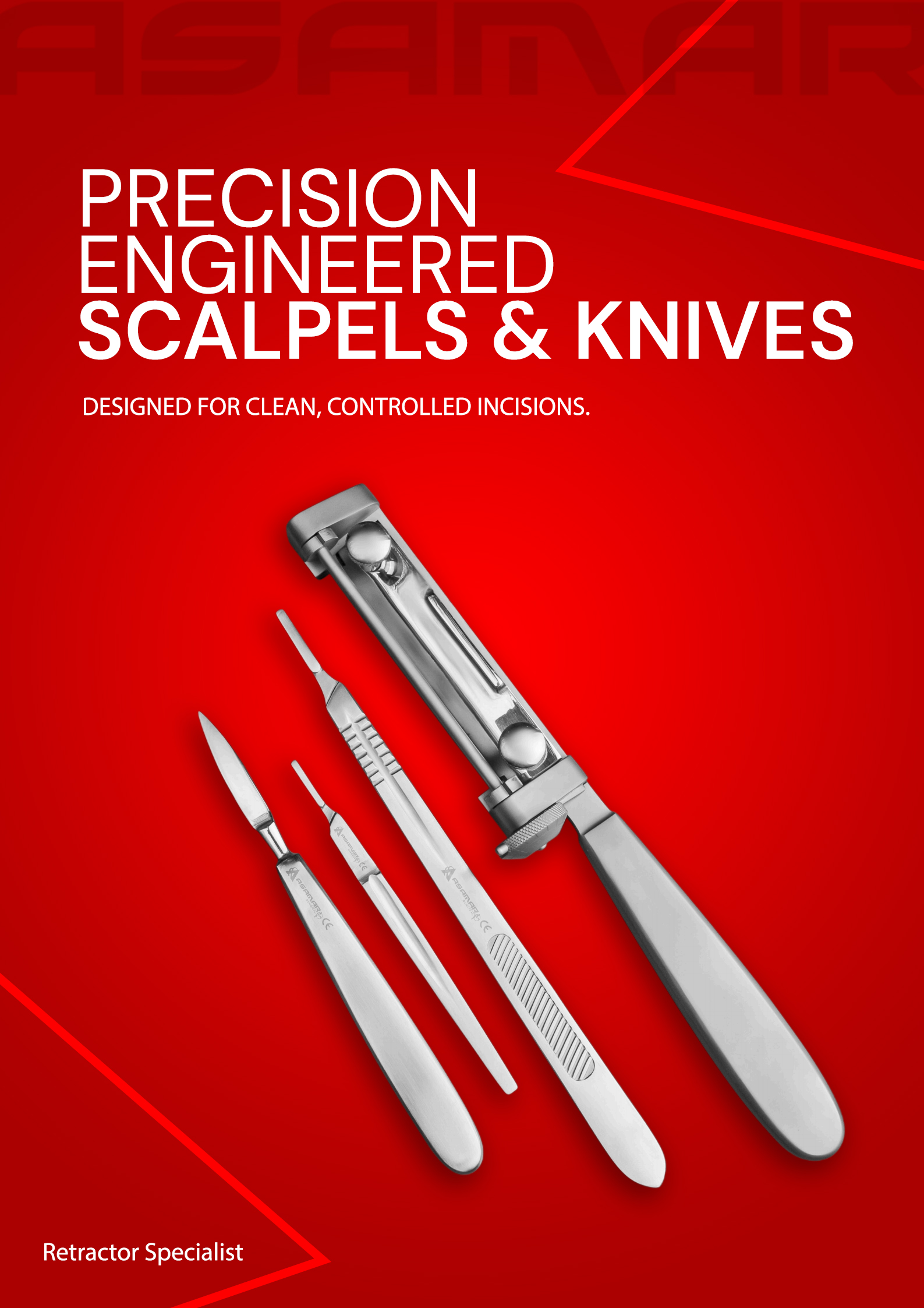 Precision Engineered Scalpels and Knives
