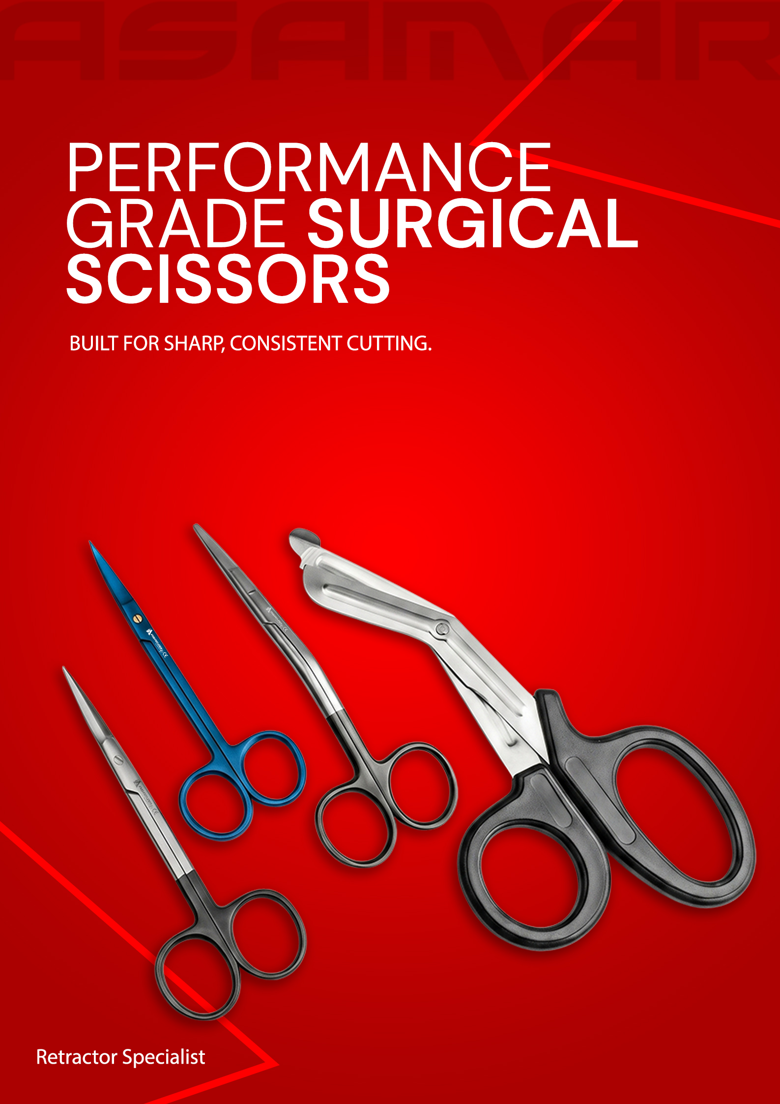 Performance Grade Surgical Scissors